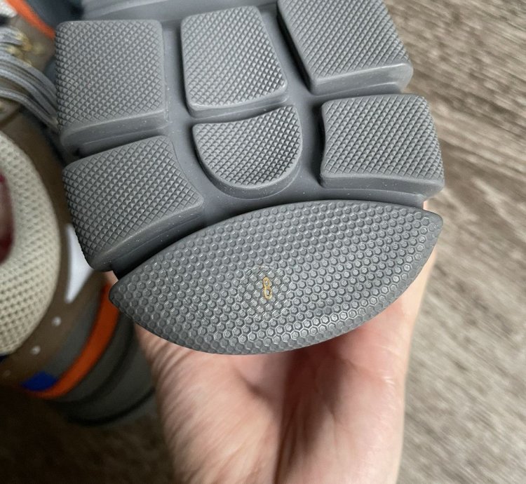 Gucci Flashtrek Grey Orange Sneaker Boot