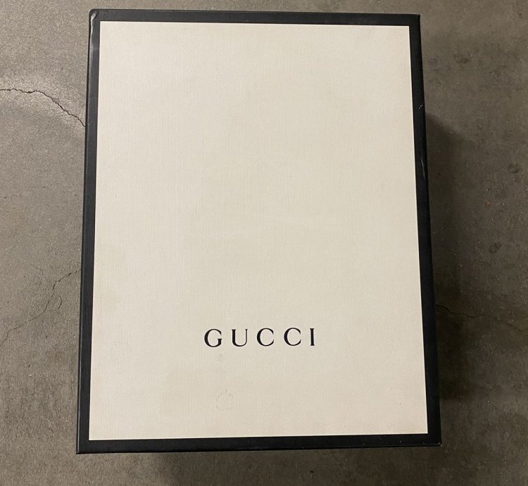 Gucci Flashtrek Leather Sneaker with Crystals