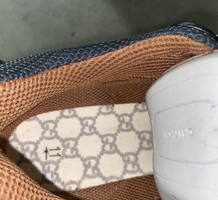 Gucci Flashtrek Leather Sneaker with Crystals