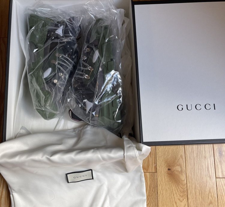 Gucci Flashtrek Low Sega Green Sneakers