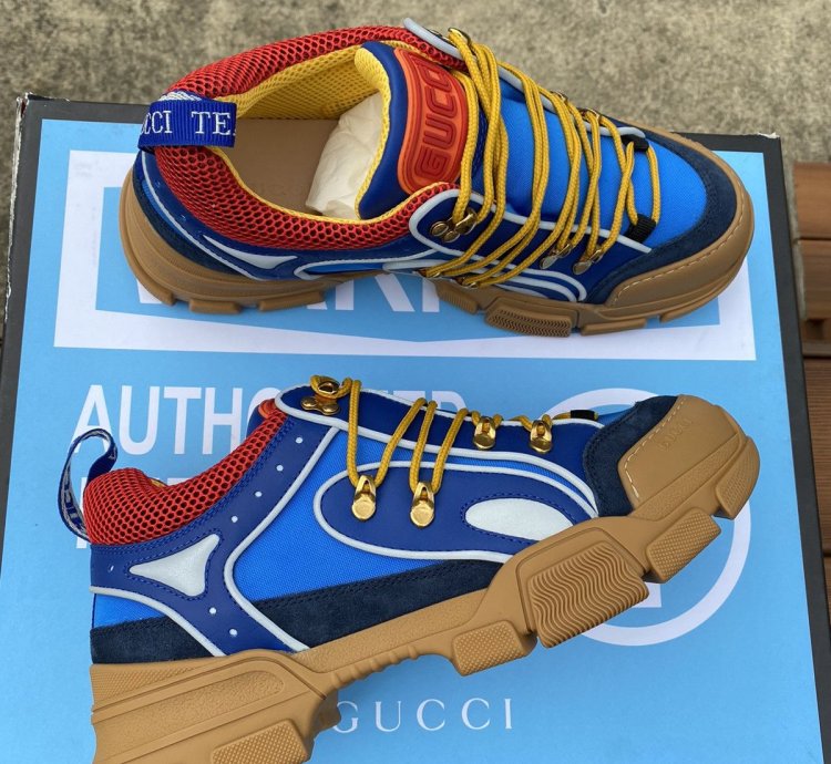 Gucci Flashtrek Sega chunky sneakers size 11