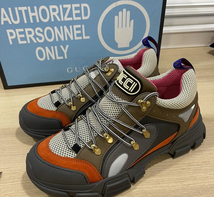 Gucci Flashtrek SEGA Leather Suede