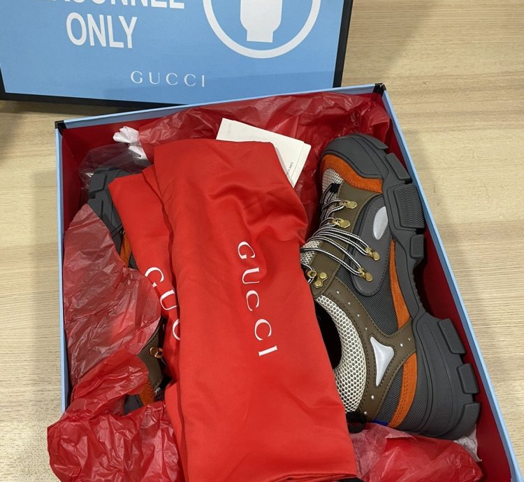 Gucci Flashtrek SEGA Leather Suede