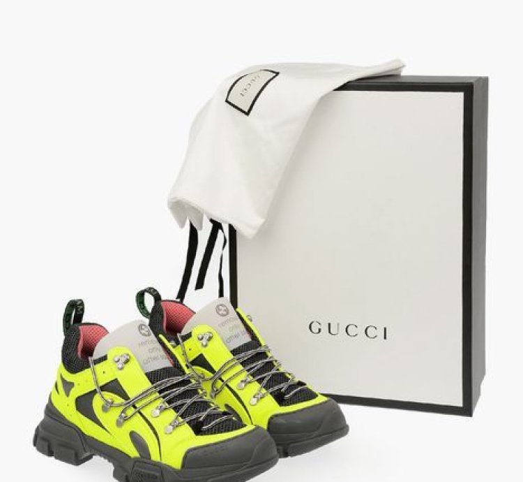 Gucci Flashtrek SEGA Reflective Yellow