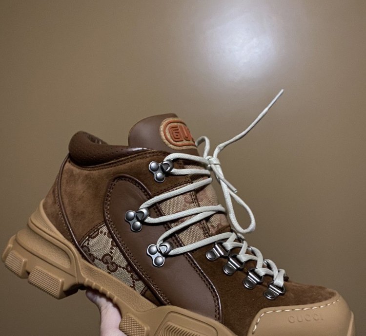 Gucci Flashtrek Sneakers Brick Red Gucci Shoes Sneakers