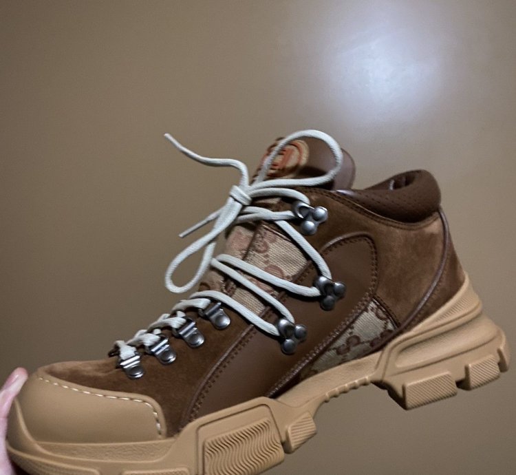 Gucci Flashtrek Sneakers Brick Red Gucci Shoes Sneakers