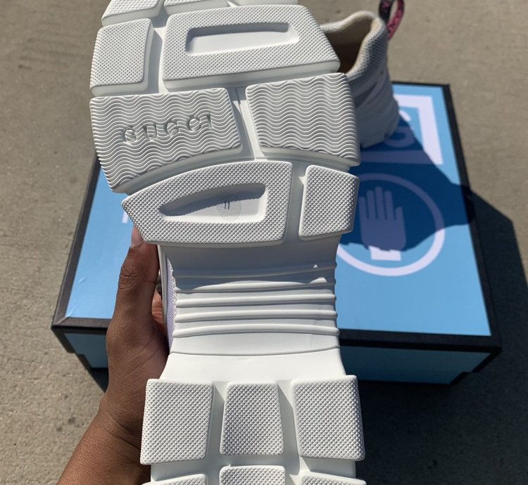 Gucci Flashtrek White Leather Sneakers