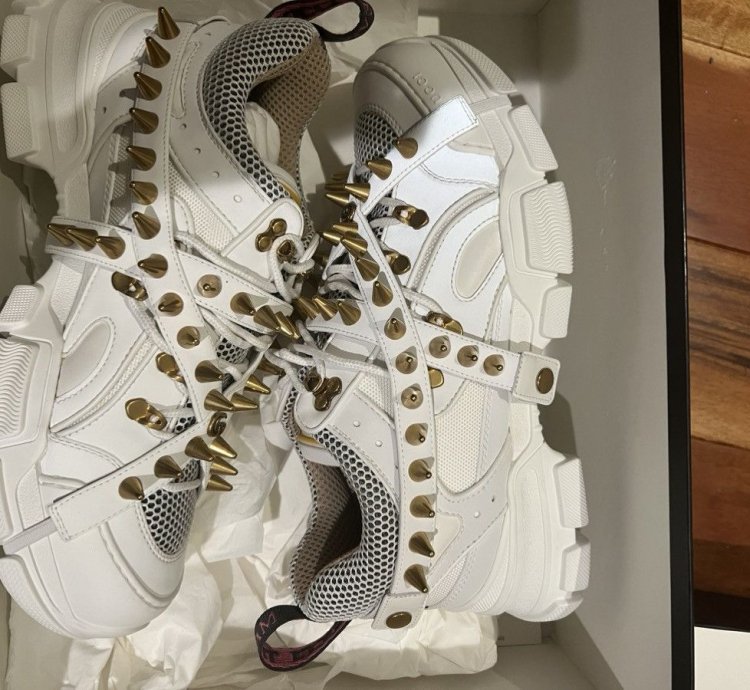 Gucci Flashtrek With Spikes