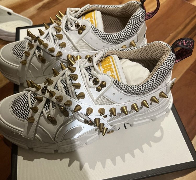 Gucci Flashtrek With Spikes