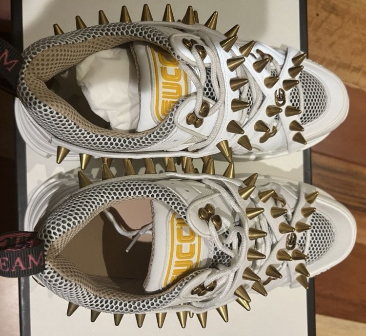 Gucci Flashtrek With Spikes