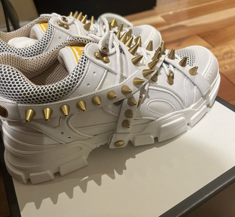 Gucci Flashtrek With Spikes