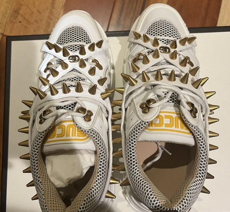 Gucci Flashtrek With Spikes