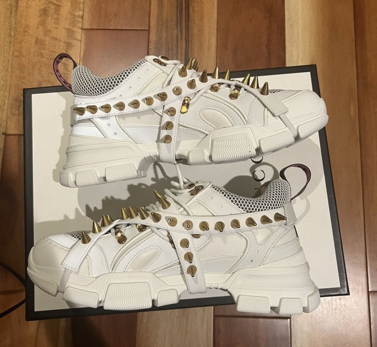 Gucci Flashtrek With Spikes