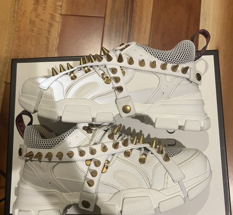 Gucci Flashtrek With Spikes