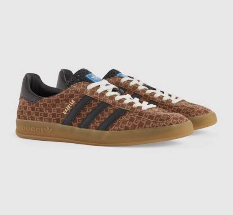 Gucci Gazelle GG Monogram Brown - Size 10 5 US