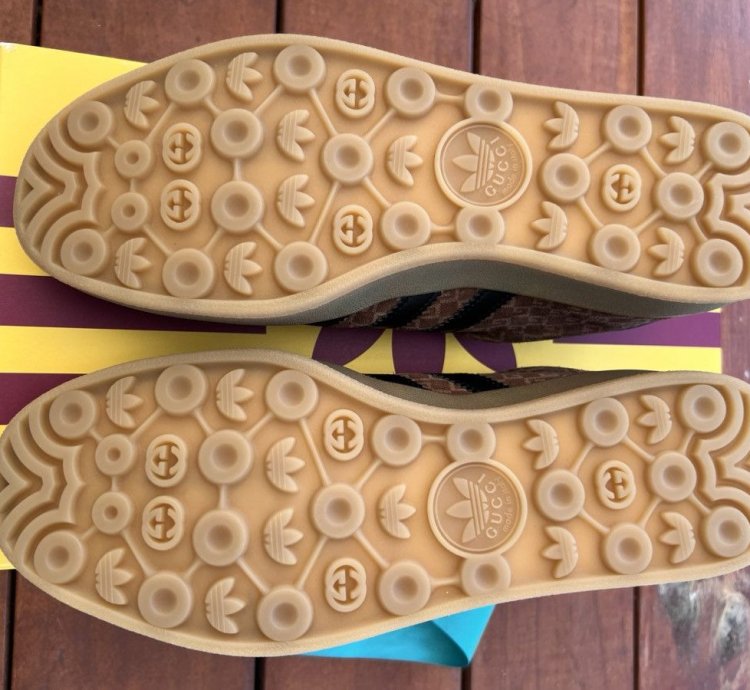 Gucci Gazelle GG Monogram Brown - Size 10 5 US