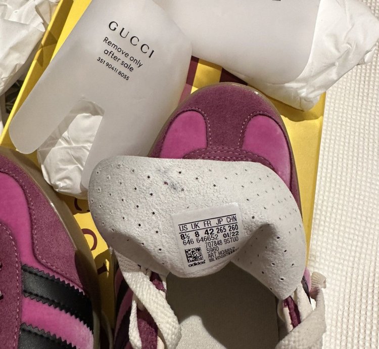 Gucci Gazelle Men size Gucci 8 Pink