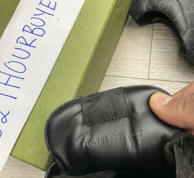 Gucci GG black Rython sneaker Brand new
