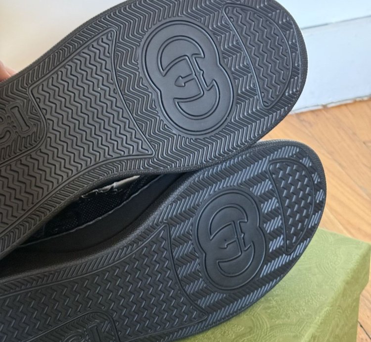 Gucci GG Leather Embossed Sneaker