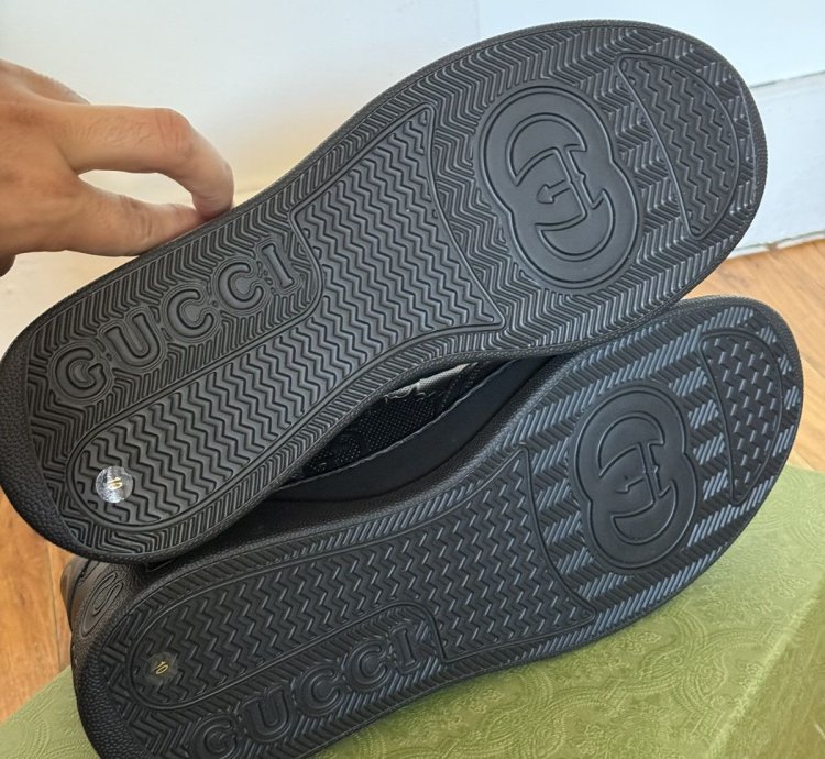Gucci GG Leather Embossed Sneaker