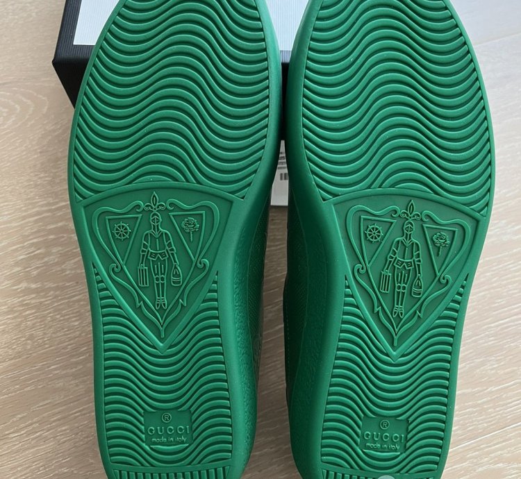 Gucci GG Tennis 20 Green low top Trainer Sneakers