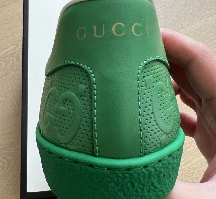 Gucci GG Tennis 20 Green low top Trainer Sneakers