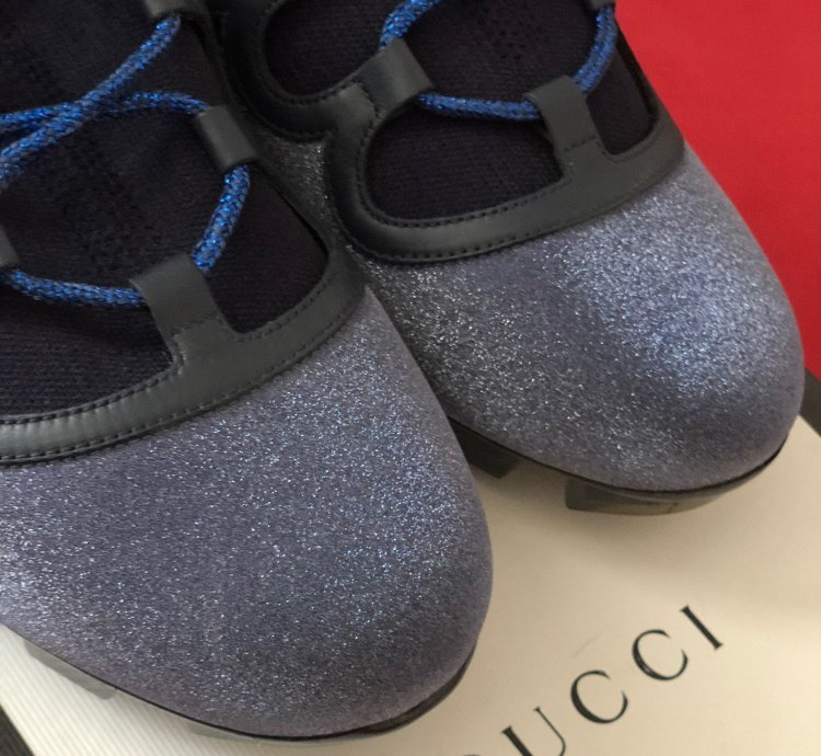 Gucci Glitter Web Sneakers