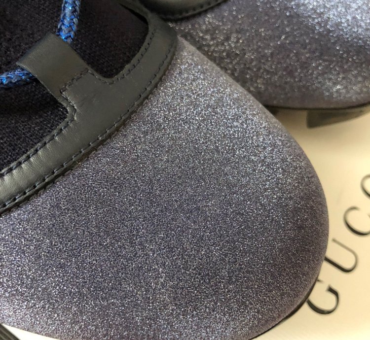 Gucci Glitter Web Sneakers