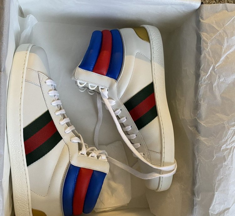 Gucci hi top shoes