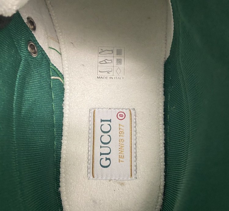 Gucci high top tennis shoe