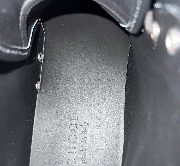 Gucci Hightop Fabric Sneakers Black US 11 5 Brand New