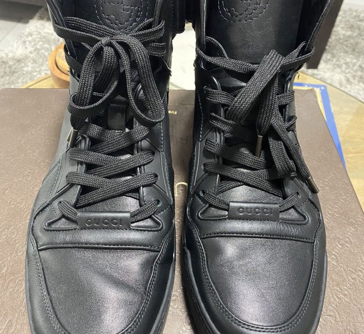 GUCCI HIGHTOP STRAP SNEAKER Gregory