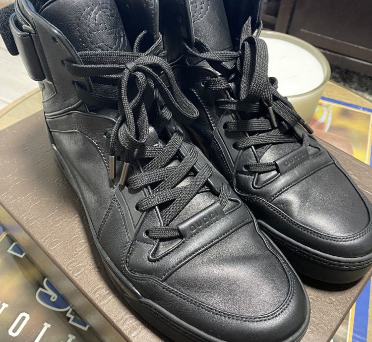 GUCCI HIGHTOP STRAP SNEAKER Gregory