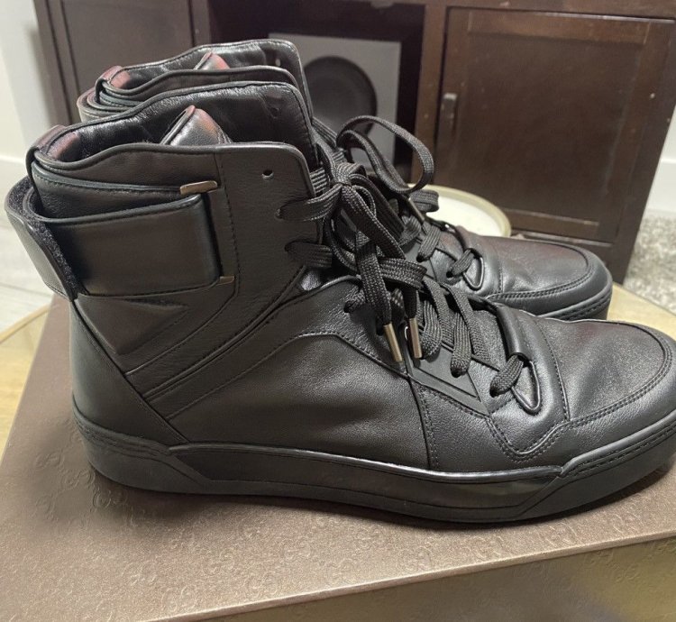 GUCCI HIGHTOP STRAP SNEAKER Gregory