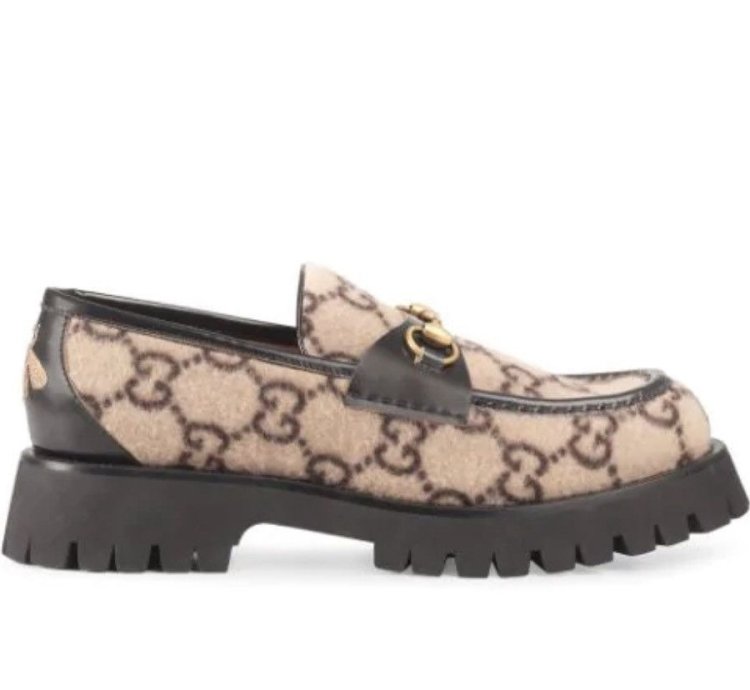 Gucci Horsebit Wool Loafers