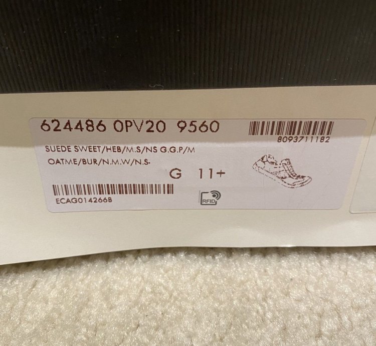 Gucci Low Suede Sneaker