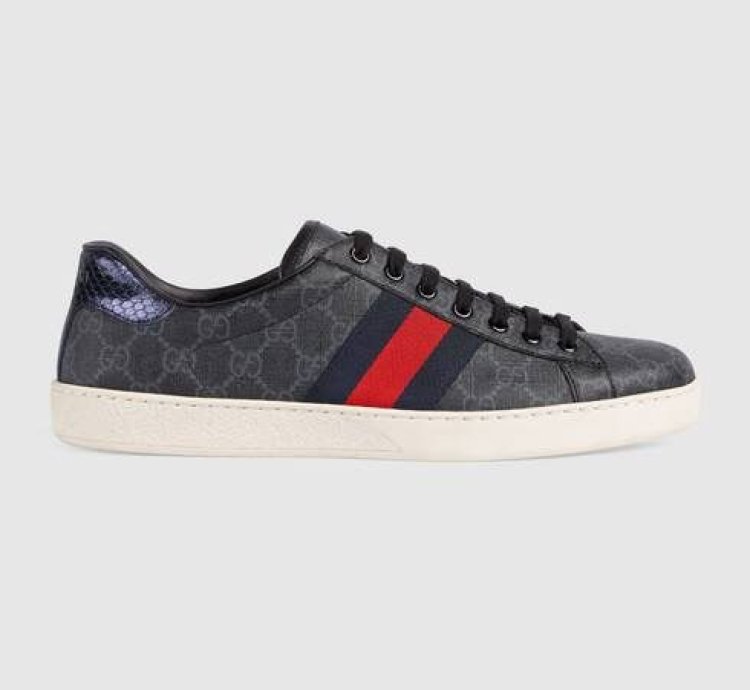Gucci Lowtop Black Laced Sneakers