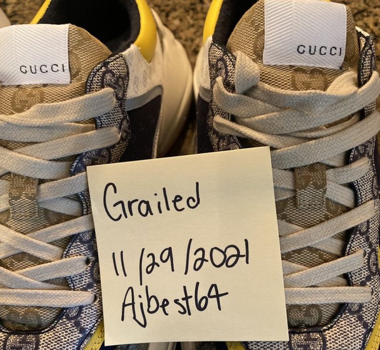 Gucci Men GG Rhyton sneaker