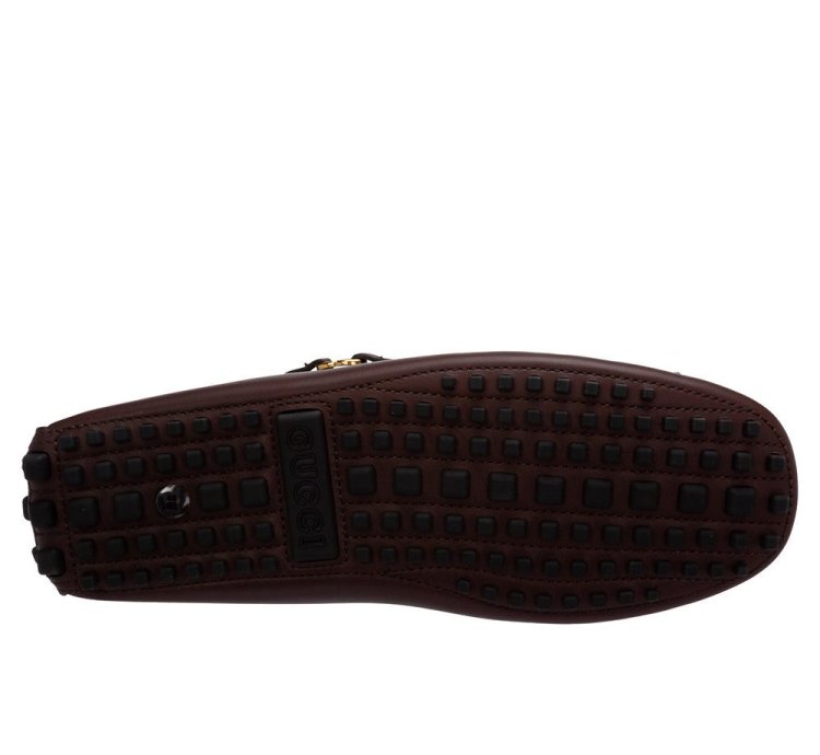 Gucci Men Interlocking GG Fringe Leather Loafer