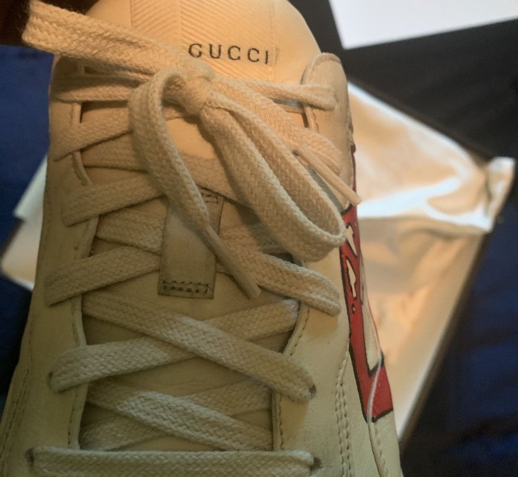 Gucci Men Rhyton Sneaker With Mouth Print