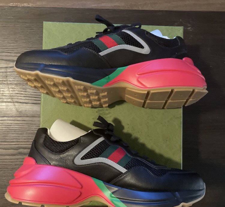 Gucci Men Rhyton Sneakers Size 12