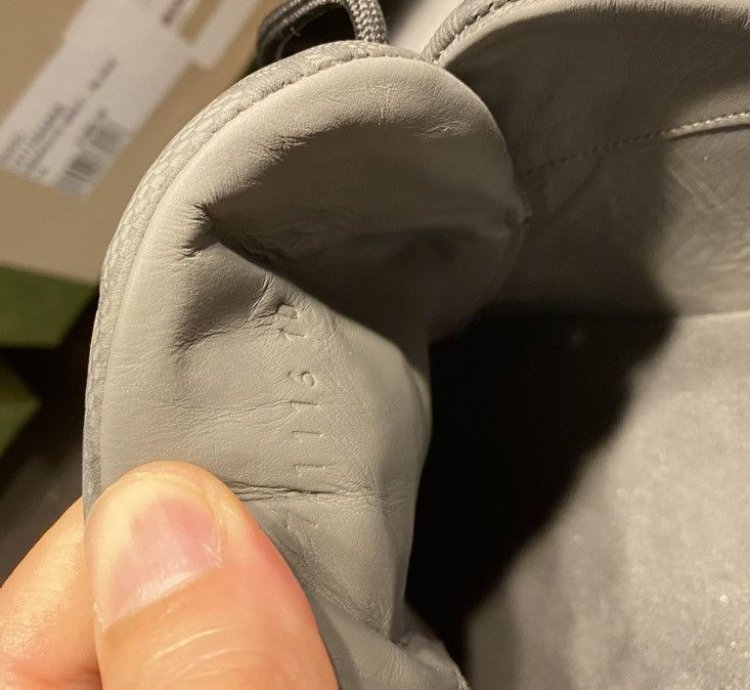 Gucci Men Run Sneakers in Graphite grey