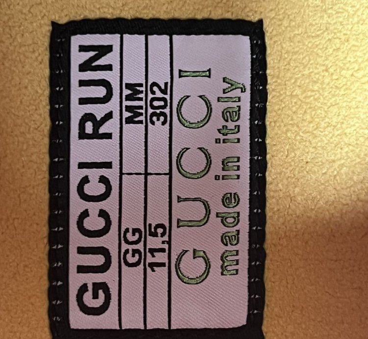 gucci MEN SHOES MULTI-COLOR FABRIC RUN SNEAKERS