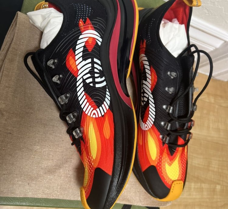 gucci MEN SHOES MULTI-COLOR FABRIC RUN SNEAKERS