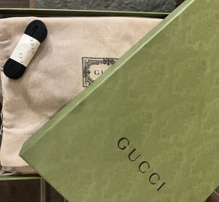Gucci Mens Jones leather sneakers