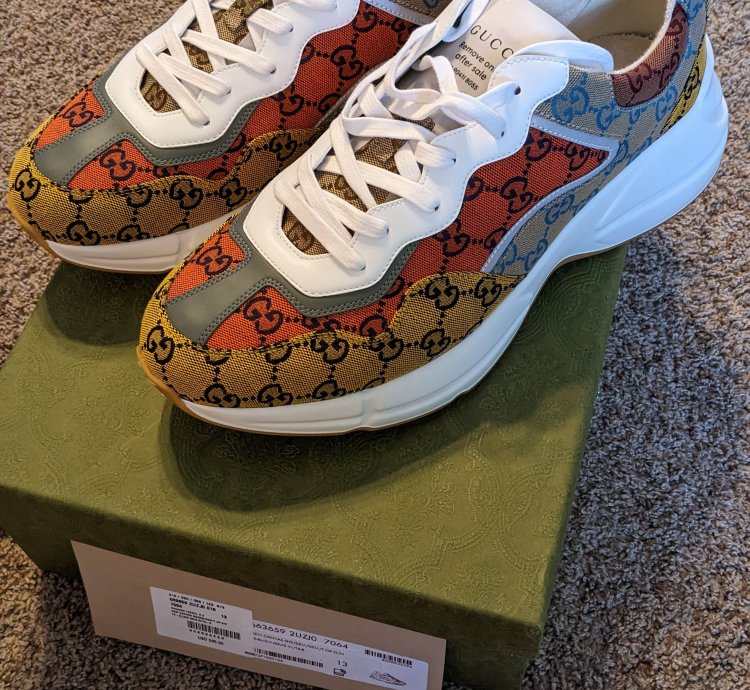 Gucci multicolor rhyton sneakers