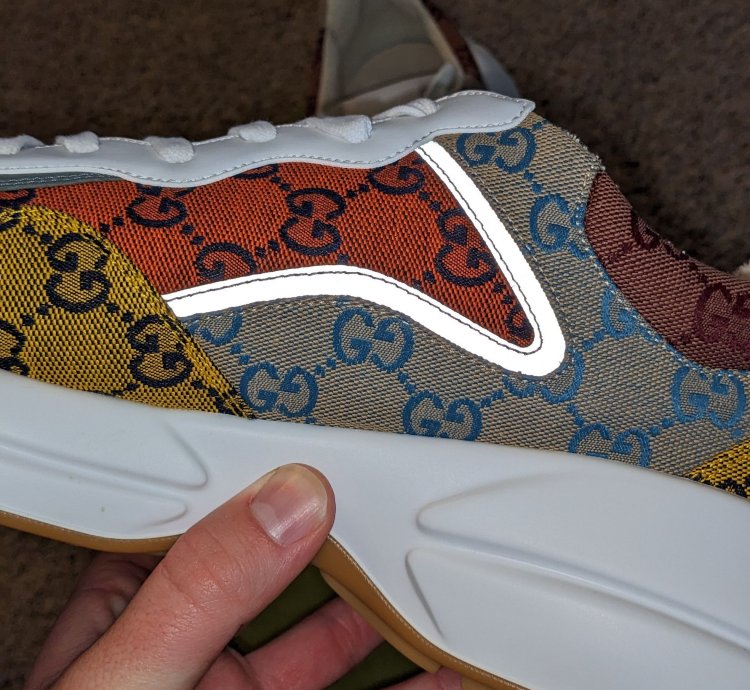 Gucci multicolor rhyton sneakers