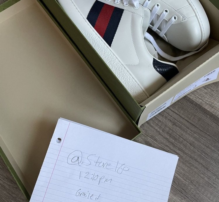 Gucci New Ace Clean Web Stripe Sneaker