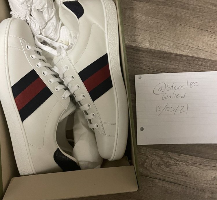 Gucci New Ace Clean Web Stripe Sneaker