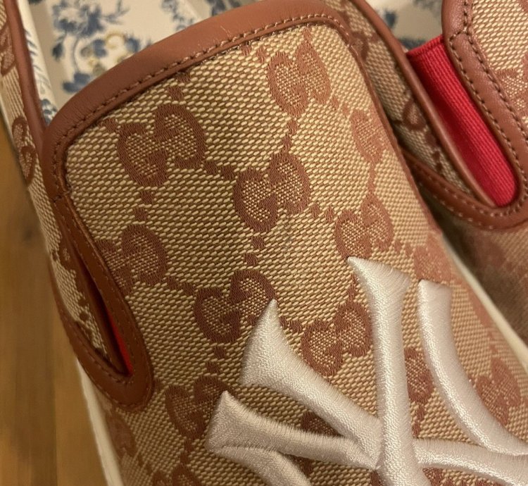 Gucci NY Yankees Slip On Sneaker